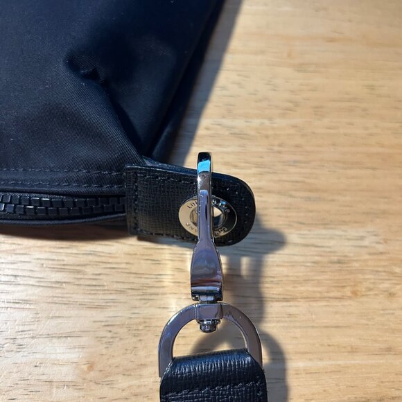 Authentic Womens Longchamp Paris Black Modele Depose Neo Crossbody Tote Handbag - Picture 16 of 16